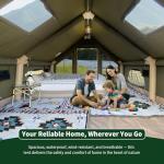 NANJEEN® Large Inflatable Camping Tent for 2-10 People