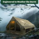 NANJEEN® Large Inflatable Camping Tent for 2-10 People