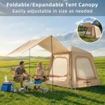Inflatable Waterproof Tent with Large Canopy