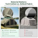 NANJEEN® Large Inflatable Camping Tent for 2-10 People