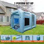 VEVOR Inflatable Spray Booth with Powerful Blower