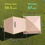 Inflatable Waterproof Tent with Large Canopy