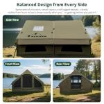 NANJEEN® Large Inflatable Camping Tent for 2-10 People