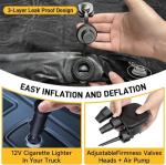 Inflatable Air Mattress for Short Truck Beds