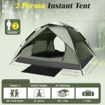 Instant Pop-Up Tent for 2-3 Campers