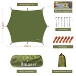 Unigear Hexagon Waterproof Camping Tarp 15x14 ft