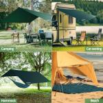 JAICOM Waterproof 10x10ft Camping Tarp & Rain Fly