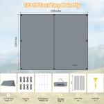 16x12 Ft Lightweight UV Resistant Camping Tarp