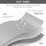 Heavy Duty 22 Mil Waterproof Tarp Cover