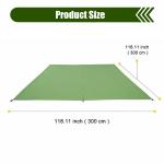 Waterproof Camping Rain Fly Tarp Canopy 10x10ft