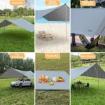 16x12 Ft Lightweight UV Resistant Camping Tarp