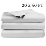 Heavy Duty 20 Mil White UV Tarp Canopy