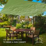 Waterproof Camping Rain Fly Tarp Canopy 10x10ft