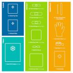 110-Piece Travel First Aid Kit for Emergencies