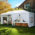 Quictent 10x20 Pop Up Canopy with 6 Walls