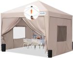 Quictent 10x10 Pop Up Canopy Tent with Sidewalls