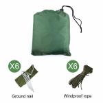 Waterproof Camping Rain Fly Tarp Canopy 10x10ft