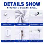 SCOCANOPY 12x12ft Canopy SideWall 3-Pack White