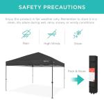 10x10 Pop Up Canopy Tent with Carry Case