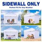 SCOCANOPY 12x12ft Canopy SideWall 3-Pack White