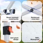 Quictent 10x20 Pop Up Canopy with 6 Walls