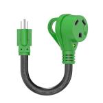 30 Amp to 110 Volt RV Adapter Cord with Indicator