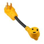 50 Amp to 30 Amp RV Adapter with LED Indicator