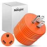 Nilight RV Power Adapter 15A to 30A Plug