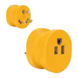 Camco PowerGrip 30A to 15A RV Adapter