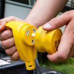 Camco PowerGrip 30A to 15A RV Adapter