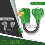 50 Amp to 30 Amp RV Adapter Cord, 12 Inch