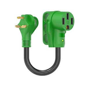 30 Amp to 50 Amp RV Adapter Cord, 12 Inch