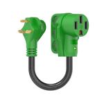 30 Amp to 50 Amp RV Adapter Cord, 12 Inch