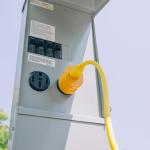 Camco PowerGrip 30A to 15A RV Adapter