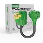 50 Amp to 30 Amp RV Adapter Cord, 12 Inch