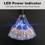 30 Amp RV Generator Adapter Cord with LED Indicator