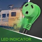 30 Amp to 110 Volt RV Adapter Cord with Indicator