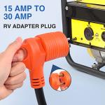 Nilight RV Power Adapter 15A to 30A Plug