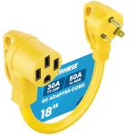 Kohree 30A to 50A RV Plug Adapter 18