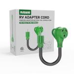 30 Amp to 110 Volt RV Adapter Cord with Indicator