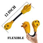 50 Amp to 30 Amp RV Power Adapter Cord