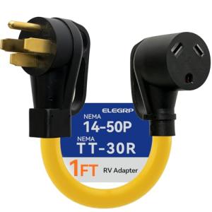 50 Amp to 30 Amp RV Adapter Cord