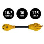 50 Amp to 30 Amp RV Power Adapter Cord
