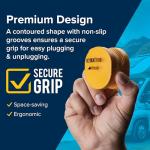 Camco Heavy Duty RV PowerGrip Adapter, 30 Amp