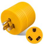30 Amp RV to 15 Amp Household Adapter Plug