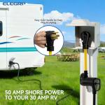 50 Amp to 30 Amp RV Adapter Cord