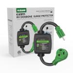 30 Amp RV Surge Protector Adapter Cord, 2 Feet