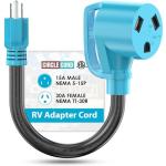 30 Amp RV Adapter Cord - 15 Amp NEMA Plug