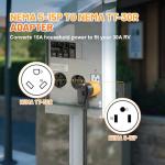 30 Amp RV to 15 Amp Household Adapter Plug