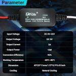 12V to 5V DC Buck Converter for RV Solar